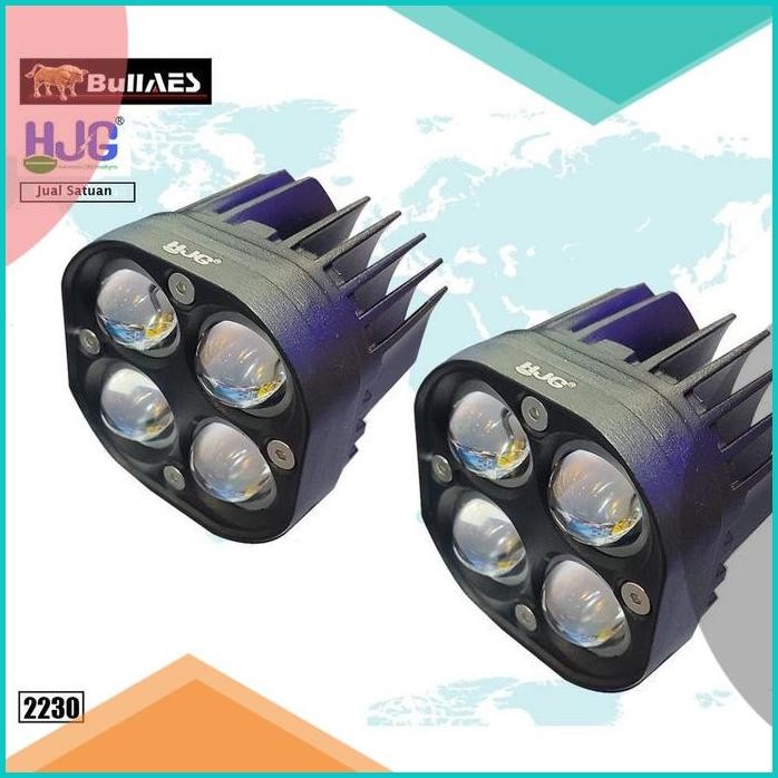 LAMPU TEMBAK 4 MATA HJG GL-40 LAMPU SOROT MOTOR MOBIL HJG PREMIUM 11OK