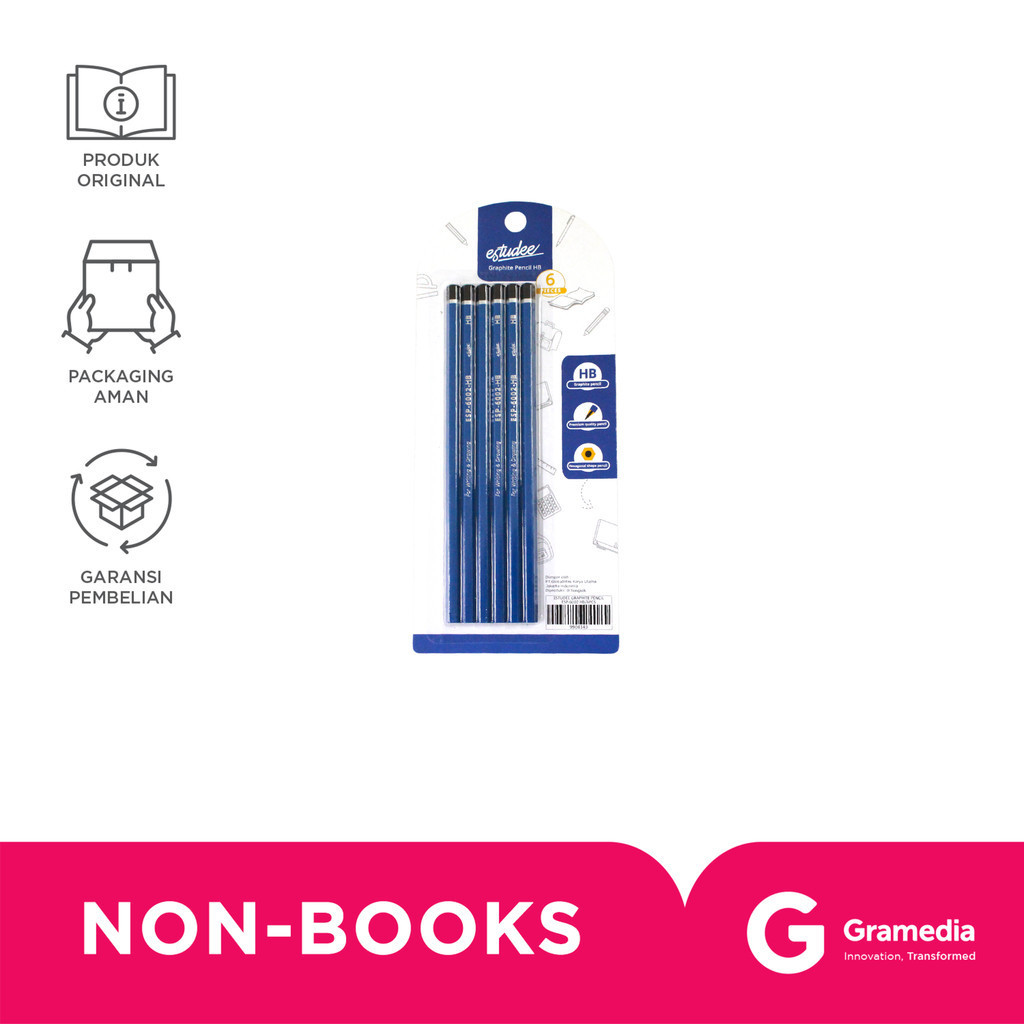 

ESTUDEE GRAPHITE PENCIL ESP6002 HB/6PCS