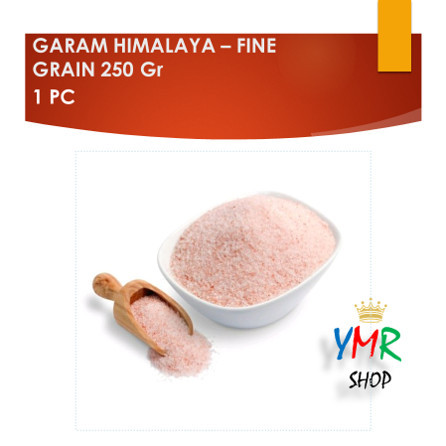

Garam Himalaya Original Natural Salt Fine Grain 250 500 Gram (Pack)