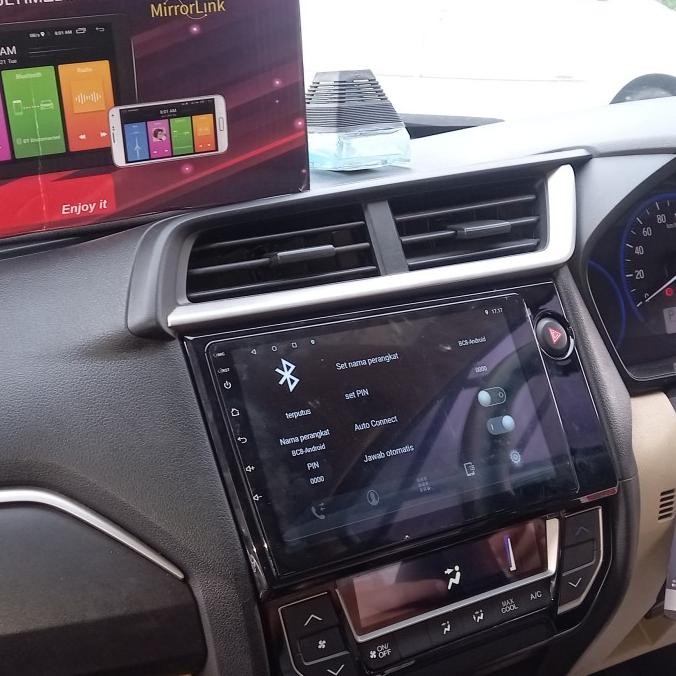 HONDA /BRIO TAHUN 2016 _2023 PASANG HEAD UNIT ANDROID DHD LAYAR 9INCH