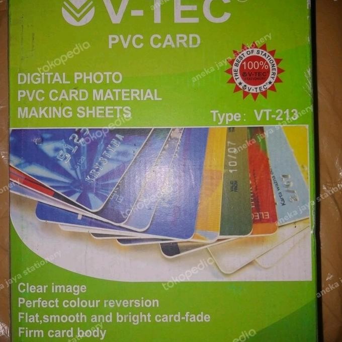 

TERMURAH - PVC ID Card (PVC CARD) VTECH