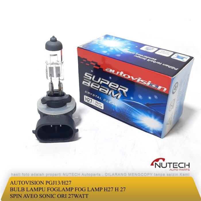 BULB LAMPU FOGLAMP FOG LAMP H27 H 27 SPIN AVEO SONIC