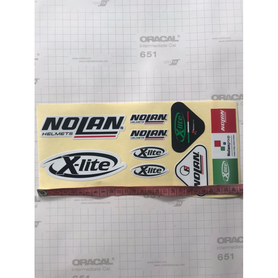 STICKER PACKS NOLAN XLITE HELMET
