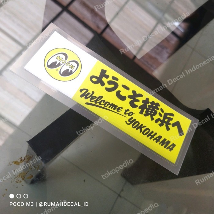 DECAL STIKER MOONEYES YOKOHAMA