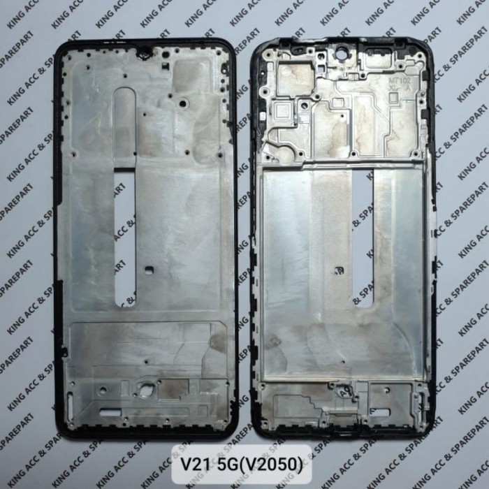 FRAME DUDUKAN LCD TULANG TENGAH VIVO V21 5G V2050