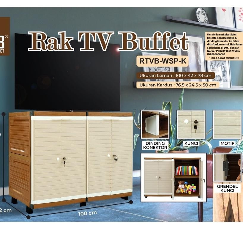 MEJA TV RAK TV MINIMALIS SCANDINAVIAN Rak Tv BUFFET Meja Tv Modern BUFFET TV CLUB PLASTIK RVTB