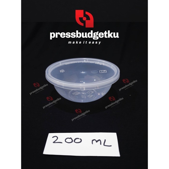 MURAH cup puding / wadah puding / gelas puding 200 ml + tutup