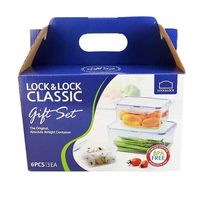 TERLENGKAP Lock&lock & lock n lock locknlock Classic gift set wadah makanan