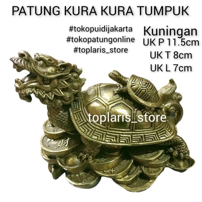 

Ready Patung Naga Badan Kura Kura Kuningan 022