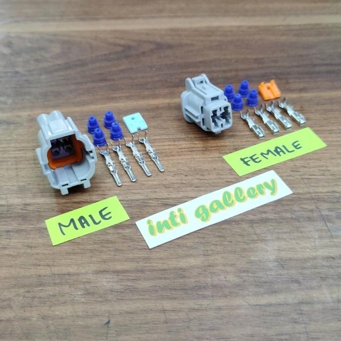 Soket Konektor Motor Fan 4 Pin Nissan Xtrail Serena High Quality