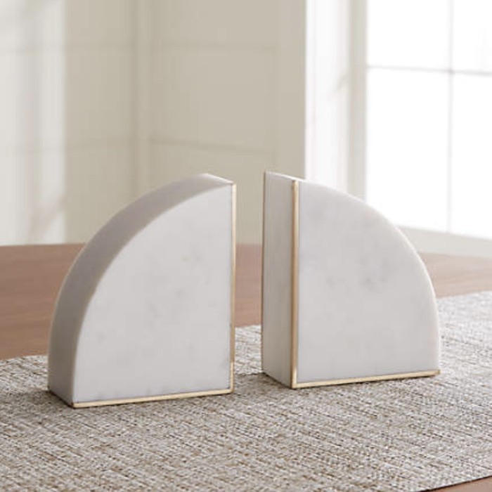 

Andra - Bookends Marble Pembatas Buku