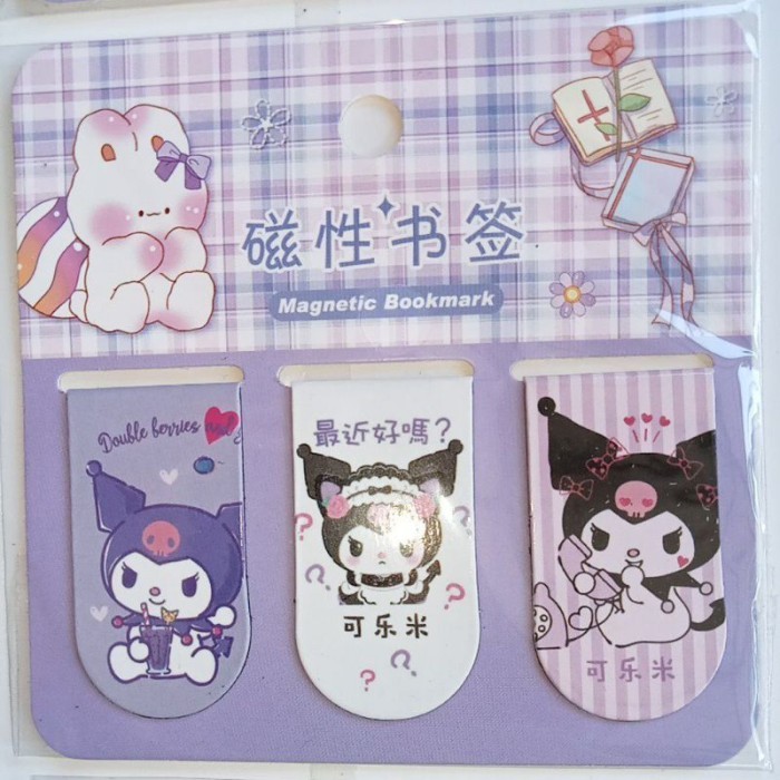 

Andra - Pembatas Buku Magnet Sanrio Isi 3 Pcs