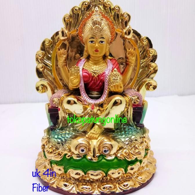 

Ready Patung Dewi Lasmi Hindu Fiber 4in