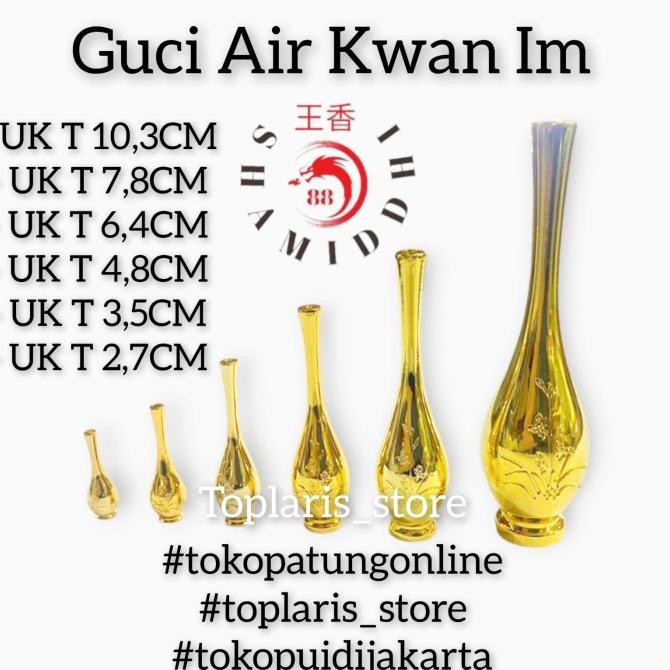 

Ready Guci Pot Kuningan Kwan Im