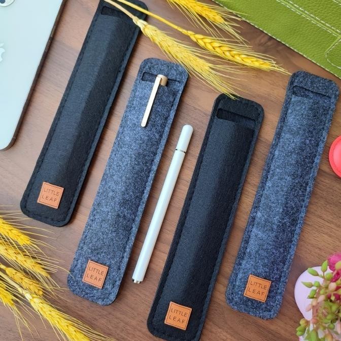 

Tempat Pen Sarung Pencil Pensil Pena Stylus Case Sleeve Wool Felt H32T