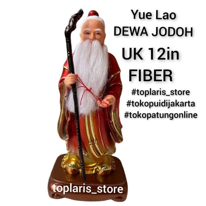 

Ready Patung Dewa Jodoh Yue Xia Lao 12in Fiber