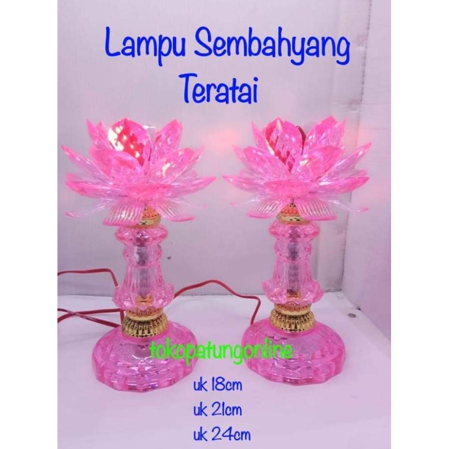

Ready Lilin Sembahyang Teratai Uk 19 Cm
