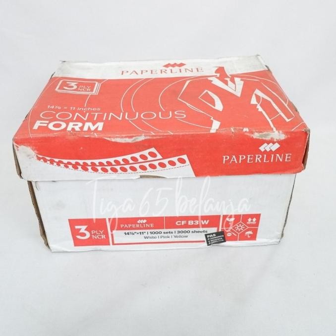 

TERBARU - CONTINUOUS FORM 3ply | kertas komputer Paperline 14 7/8 x 11 CF B3 W