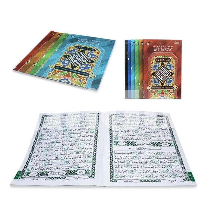 

siap kirim al-quran per juz utsmani mujazza ukb5 isi 30 juz alquran mujaza perjuz