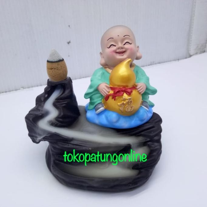 

Ready Little Buddha Little Monk Tempat Dupa Bakar Arus Balik Labu Hoki