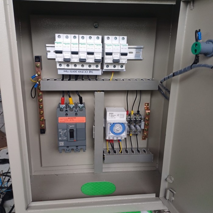 TERBARU Panel Listrik 100A Komplit Timer Theben Panel Listrik Jadi