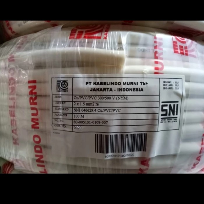 TERBARU Kabel NYM 2X1,5mm KABELINDO nym 2x1,5mm BISA GRAB