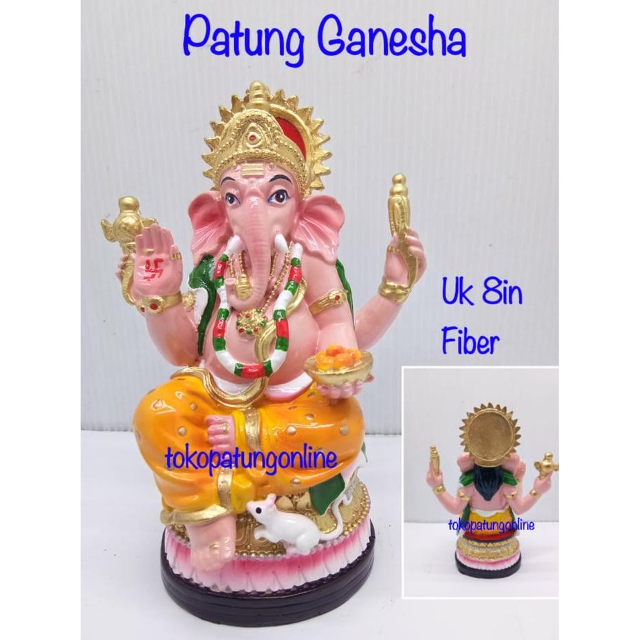 

Ready Patung Ganesha India Fiber 8in
