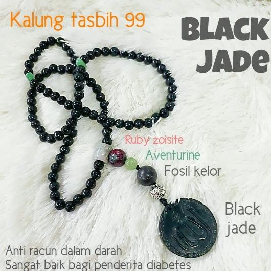 

Ready Tasbih Black Jade 99