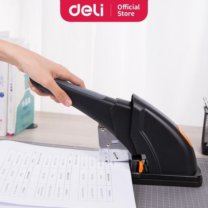 

DELI E0385 HEAVY DUTY STAPLER/HEKTER-210SHEETS ORIGINAL DAN TERPERCAYA