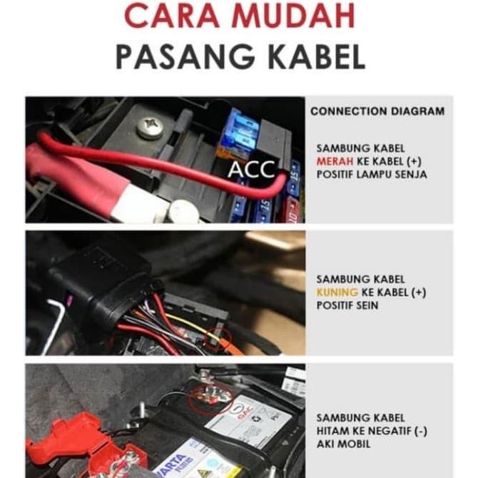 Lampu Alis Headlamp Running Led Mobil All New Avanza - Xenia - Veloz