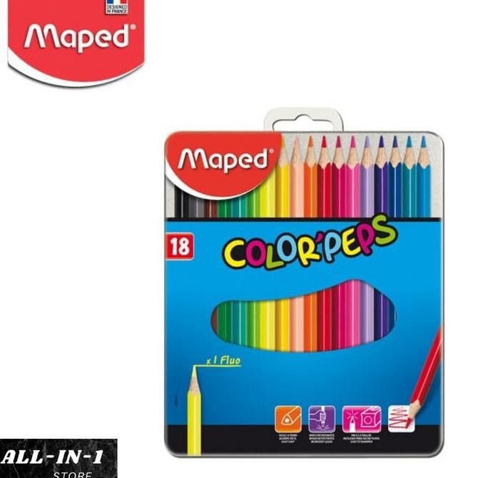 

Sale Pensil Warna Color'Peps Maped - Metal Box