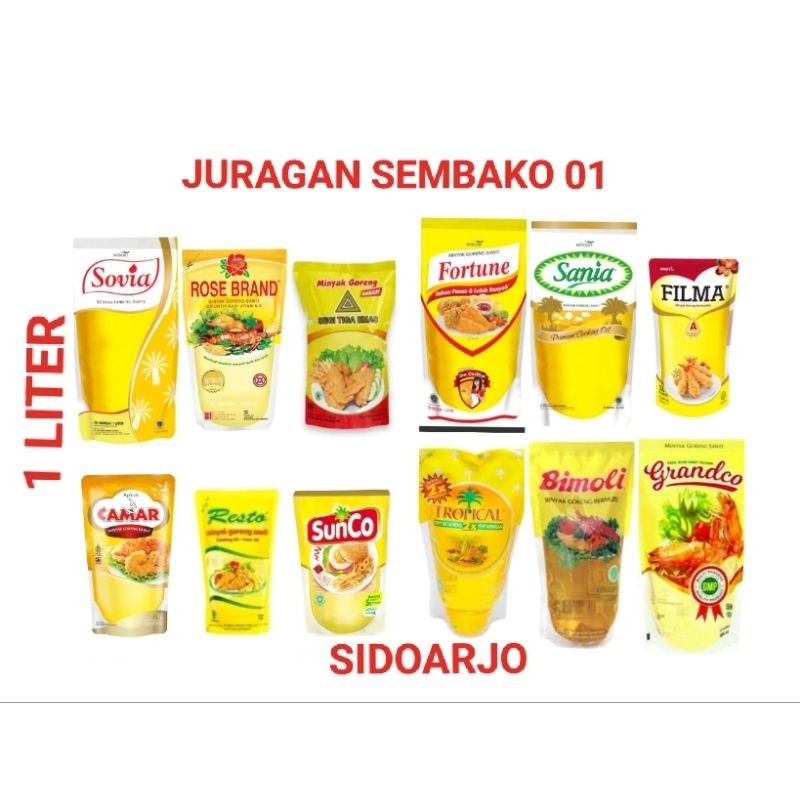 

MINYAK GORENG kemasan 1 LITER _aswwo750