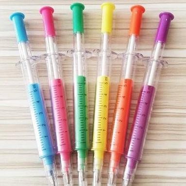 

(:(:(:(] TERMURAH | Pulpen Bentuk Suntik / Pulpen Medis / Pulpen Syringe
