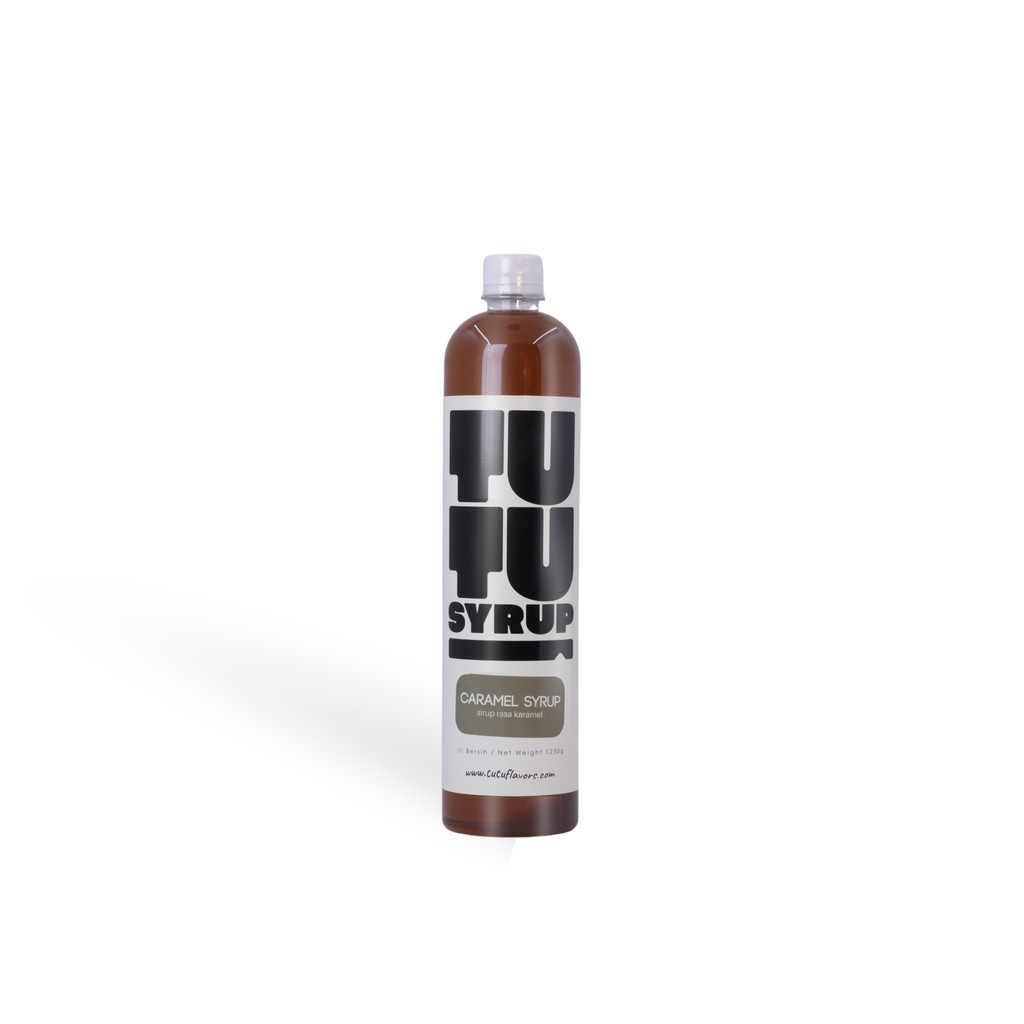 

Tutu Flavors Caramel Syrup 1000ml - Sirup Karamel