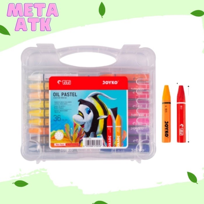 

OIL PASTEL / KRAYON MINYAK TITI TI-P-36S / 36 WARNA / COLORS