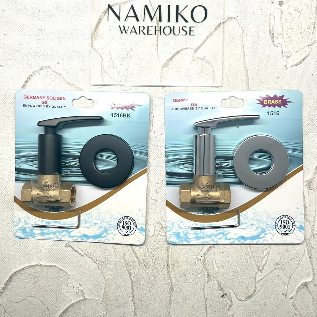 SOLIGEN Stop kran tanam engkol kuningan 1516