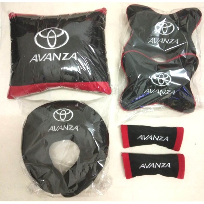 Aksesoris Mobil Toyota All New Avanza 2021/2022 Bantal Mobil Aksesoris Interior 4 In 1