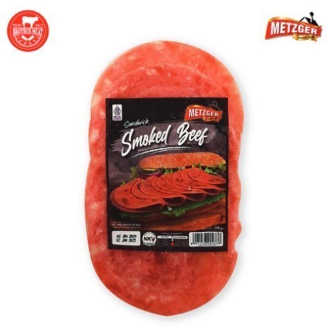 

Metzger Smoked beef Daging Sapi Asap for Horeca 100gr