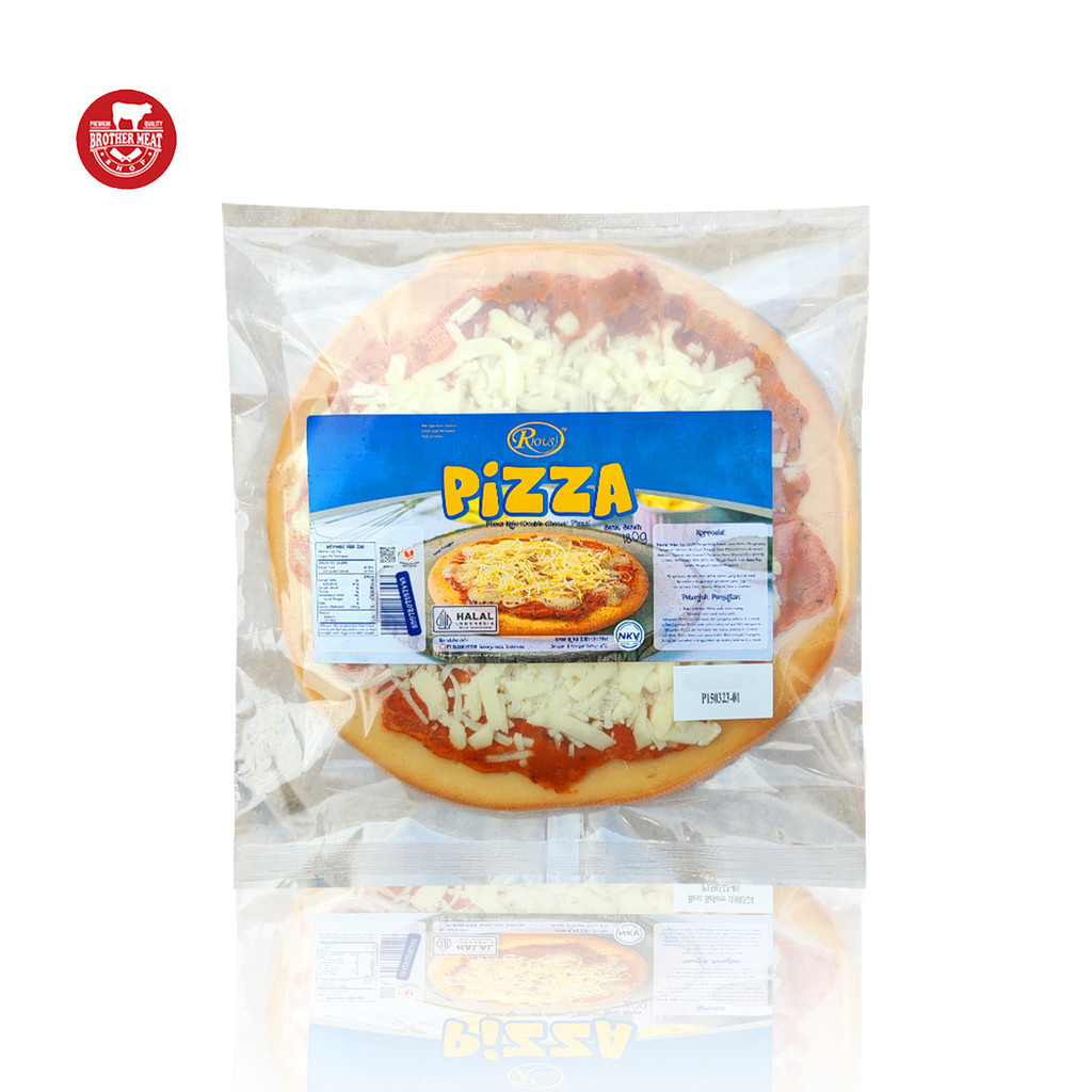 

RIOUS Pizza Double Cheese 180gr, Pizza Keju Halal