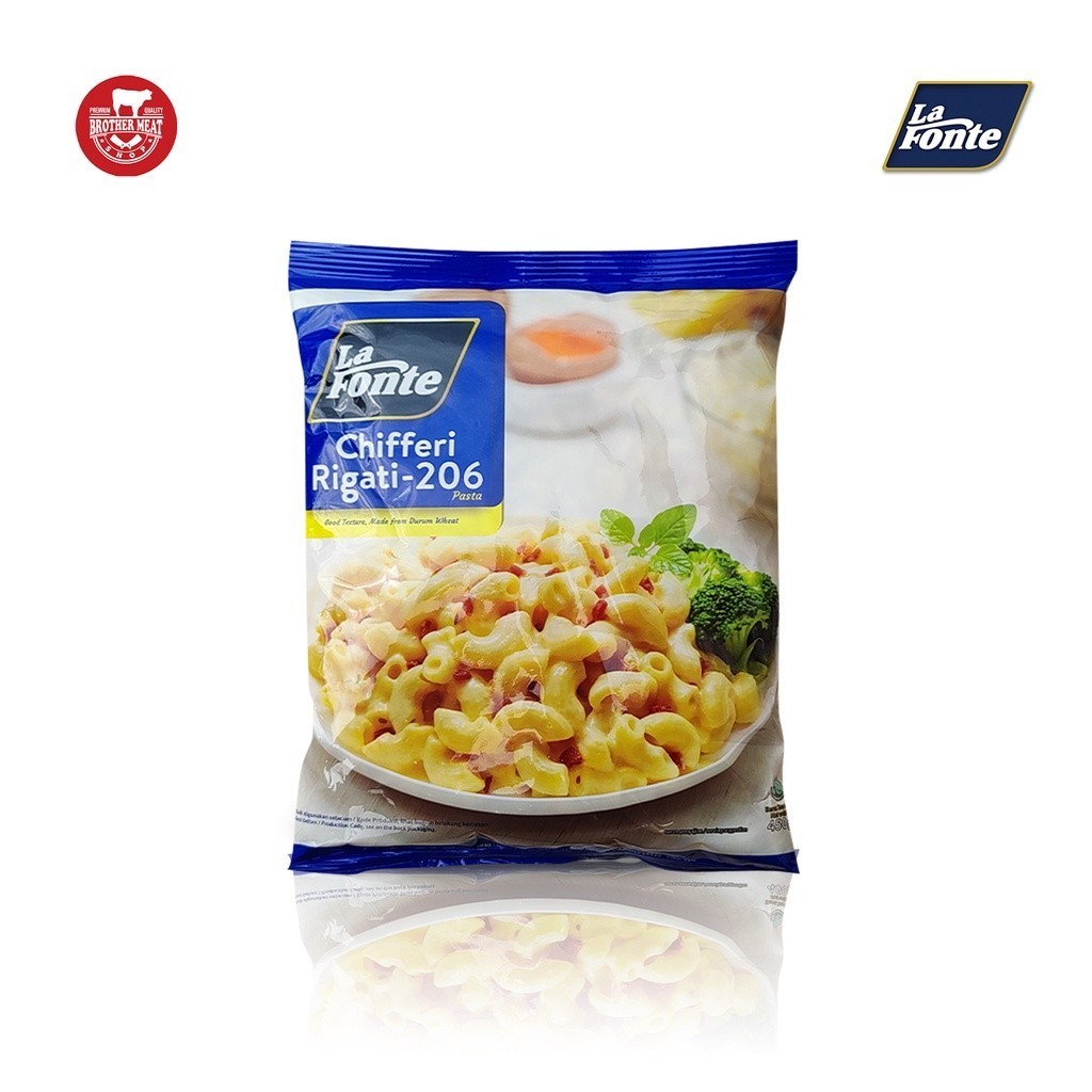 

La Fonte Pasta Chifferi Rigetti-206 450gr, Halal