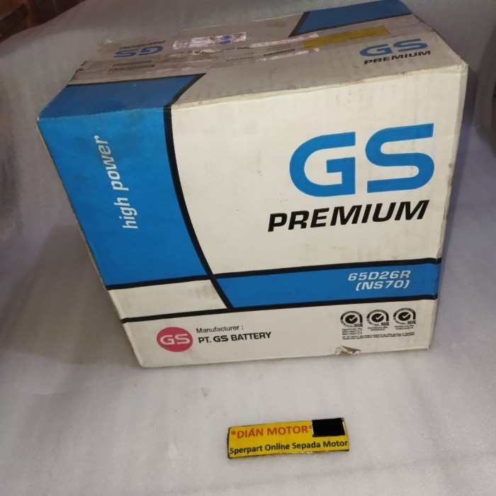 GS-M GSPR-NS70 AKI MOBIL NS 70 PREM GS ASTRA