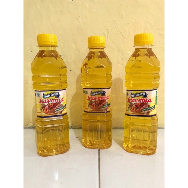 

minyak goreng 450ml kemasan botol Lavenia @1karton(24) _aswwo750