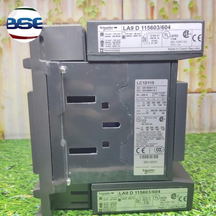 Promo Kontaktor / Contactor Schneider Lc1D115M7 / Lc1D115 220Vac