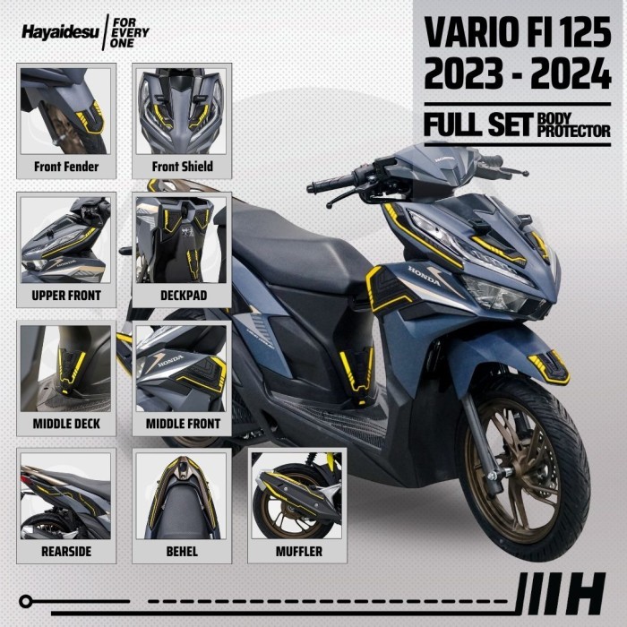 Hayaidesu Vario 125 FI 2023 Body Protector Full Set Cover