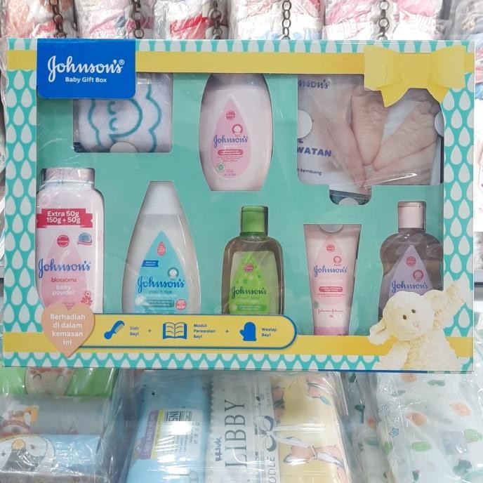 Produk Baru Johnson'S Baby Gift Set Box Paket Kado Perlengkapan Bayi