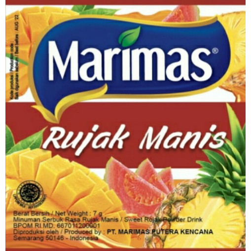 

Marimas Rujak Manis 1 Pcs Eceran Original Asli
