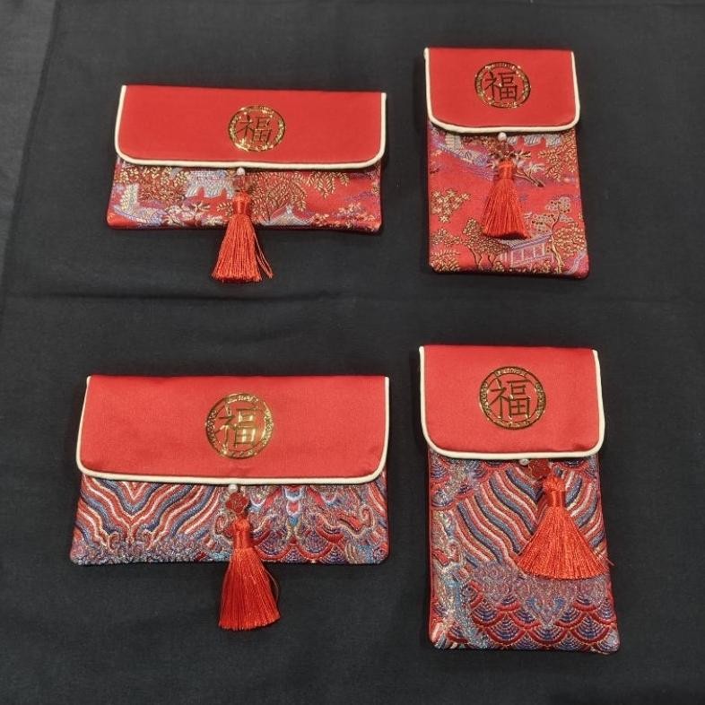 

Mlarak Store Angpao dompet kain sangjit shuangxi imlek hoki high quality