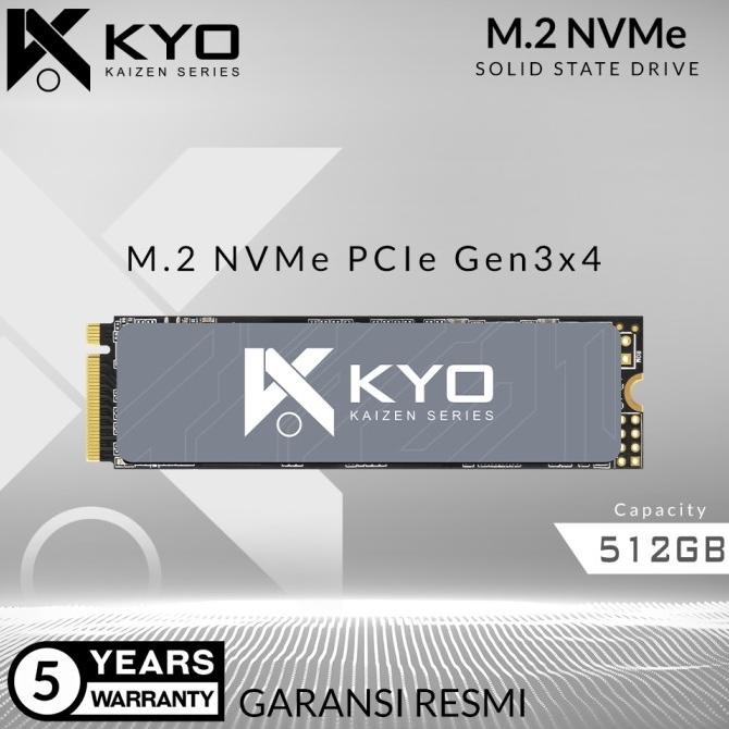 SSD M2 NVME / M.2 NVME/ M2NVME 512GB KAIZEN RESMI (GARANSI 5 TAHUN)