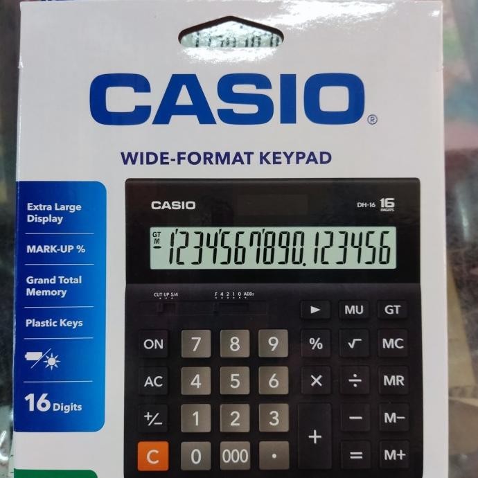 

TERMURAH - Kalkulator CASIO DH-20-BK (12 Digit) 100% ORIGINAL GUARANTEED