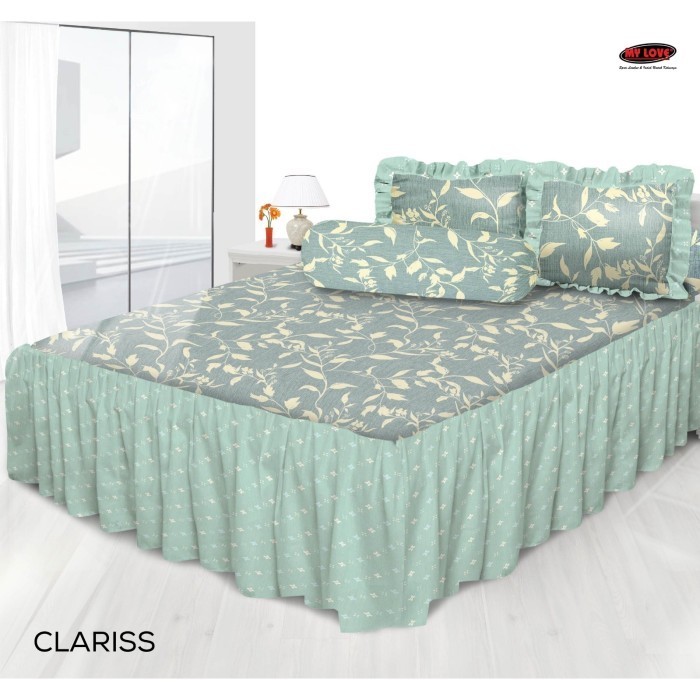 Tebaru Sprei Rumbai 180x200 My Love / Seprai 160x200 My Love Rumbai Tinggi 30 Berkualitas